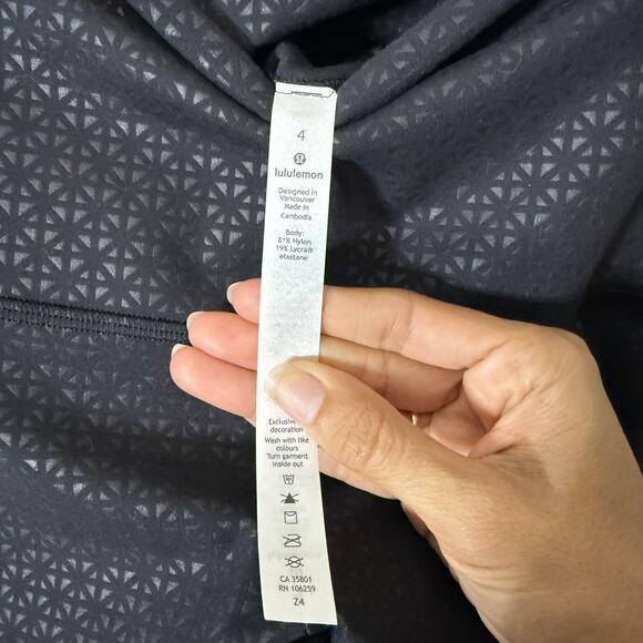 Lululemon Align SHR Crop 21" Black Size 4 - Picture 5 of 6